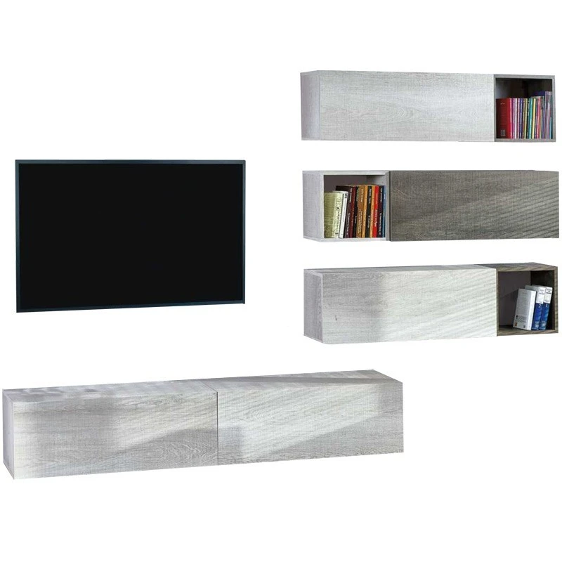 Wooden Επιπλοσύνθεση Τηλεόρασης Ξύλινη 250εκ 1 Wooden Επιπλοσύνθεση Τηλεόρασης Ξύλινη 250εκ