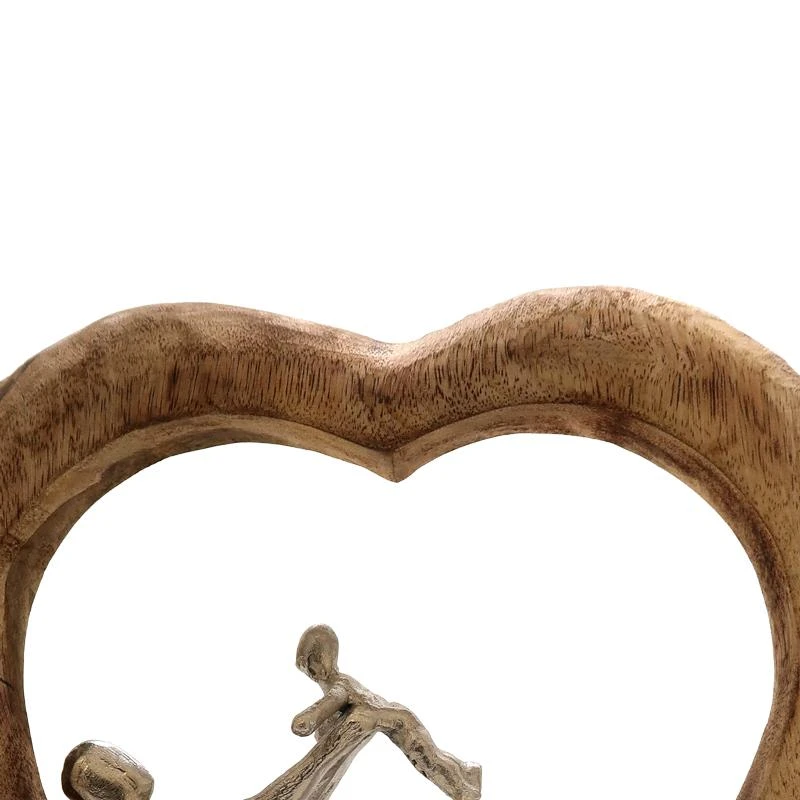 Επιτραπέζιο διακοσμητικό καρδιά Loisir Inart φυσικό μάνγκο ξύλο-αλουμίνιο 28.5x9x30εκ 3 Επιτραπέζιο διακοσμητικό καρδιά Loisir Inart φυσικό μάνγκο ξύλο-αλουμίνιο 28.5x9x30εκ - Image 3