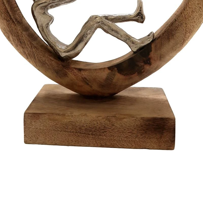 Επιτραπέζιο διακοσμητικό καρδιά Loisir Inart φυσικό μάνγκο ξύλο-αλουμίνιο 28.5x9x30εκ 4 Επιτραπέζιο διακοσμητικό καρδιά Loisir Inart φυσικό μάνγκο ξύλο-αλουμίνιο 28.5x9x30εκ - Image 4