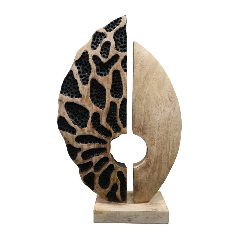 Επιτραπέζιο διακοσμητικό Ostor Inart φυσικό-μαύρο μάνγκο ξύλλο-μέταλλο 30x9x50εκ 2 Επιτραπέζιο διακοσμητικό Ostor Inart φυσικό-μαύρο μάνγκο ξύλλο-μέταλλο 30x9x50εκ - Image 2