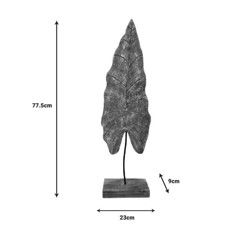 Επιτραπέζιο διακοσμητικό φύλλο Lopi Inart χρυσό μάνγκο ξύλο-μέταλλο 23x9x77.5εκ 2 Επιτραπέζιο διακοσμητικό φύλλο Lopi Inart χρυσό μάνγκο ξύλο-μέταλλο 23x9x77.5εκ - Image 2