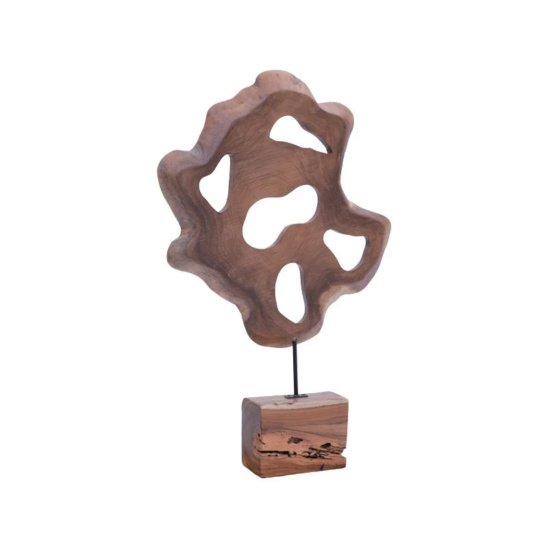 Επιτραπέζιο διακοσμητικό Strab Inart φυσικό ξύλο Teak-μέταλλο 55x10x80εκ 1 Επιτραπέζιο διακοσμητικό Strab Inart φυσικό ξύλο Teak-μέταλλο 55x10x80εκ