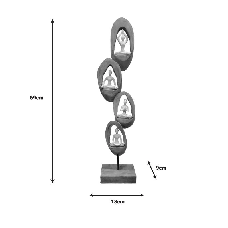 Επιτραπέζιο διακοσμητικό Yove Inart φυσικό μάνγκο ξύλο-μέταλλο 18x9x69εκ 1 Επιτραπέζιο διακοσμητικό Yove Inart φυσικό μάνγκο ξύλο-μέταλλο 18x9x69εκ