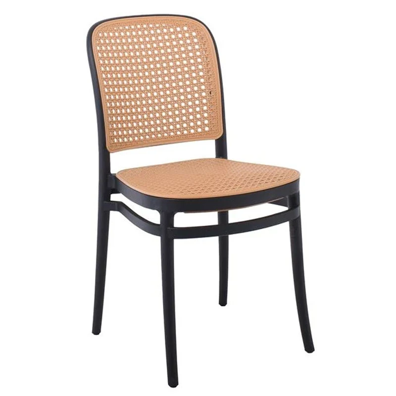 FLORENCE Καρέκλα 41x41x83εκ PP Μαύρο, 2 FLORENCE Καρέκλα 41x41x83εκ PP Μαύρο, - Image 2