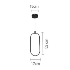 InLight LED 14W 3000K Μοντέρνο Κρεμαστό Φωτιστικό 6 InLight LED 14W 3000K Μοντέρνο Κρεμαστό Φωτιστικό -Vougioukas fwtistika dapedou epitrapezia epitoixia 8