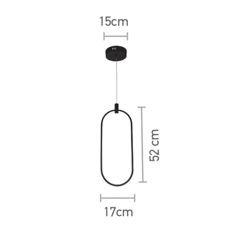 InLight LED 14W 3000K Μοντέρνο Κρεμαστό Φωτιστικό 3 InLight LED 14W 3000K Μοντέρνο Κρεμαστό Φωτιστικό - Image 3