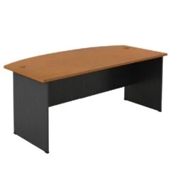 ΓΡΑΦΕΙΟ-Α 180x90x74εκ Απόχρωση Dark Grey - Cherry