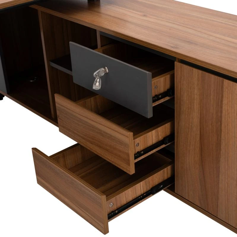 ΓΡΑΦΕΙΟ ΕΠΑΓΓΕΛΜΑΤΙΚΟ ΑΝΑΣΤΡΕΨΙΜΗ ΓΩΝΙΑ SUPREME 200Χ180Χ76 HM2384 6 ΓΡΑΦΕΙΟ ΕΠΑΓΓΕΛΜΑΤΙΚΟ ΑΝΑΣΤΡΕΨΙΜΗ ΓΩΝΙΑ SUPREME 200Χ180Χ76 HM2384 - Image 6