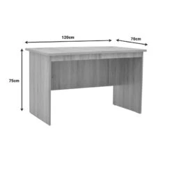 Γραφείο εργασίας Anze Pakoworld φυσικό μελαμίνης 120x70x75εκ -Vougioukas grapheio ergasias anze pakoworld phisiko melaminis 120 70 75ek 3