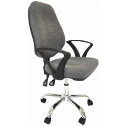 Groom Chrome Πολυθρόνα Γραφείου Ύφασμα 63x54x95/103εκ -Vougioukas groom chrome πολυθρόνα γραφείου ύφασμα 63x54x95103εκ 2