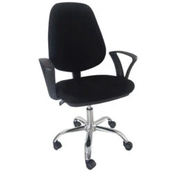 Groom Chrome Πολυθρόνα Γραφείου Ύφασμα 63x54x95/103εκ -Vougioukas groom chrome πολυθρόνα γραφείου ύφασμα 63x54x95103εκ 4