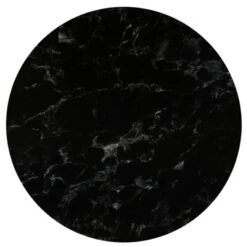 HPL (High Pressure Laminated) Επιφάνεια Τραπεζιού Φ70εκ/12mm Απόχρωση Black Marble