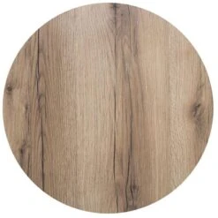 HPL (High Pressure Laminated) Επιφάνεια Τραπεζιού Φ70εκ/12mm Απόχρωση Natural Wood, Εξωτερικού χώρου