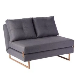 Sara Καναπές Κρεβάτι 2θέσιος Ύφασμα 120x90x84εκ