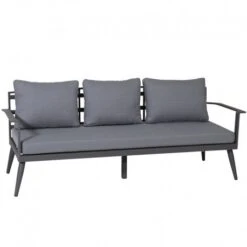 Kronos Καναπές Αλουμινίου 3 Θέσεων 210x75x79εκ