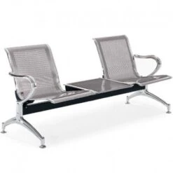 Καναπές αναμονής 2θέσιος Μεταλλικός 180x68x80εκ