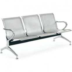 Καναπές αναμονής 3θέσιος Μεταλλικός 180x68x80εκ