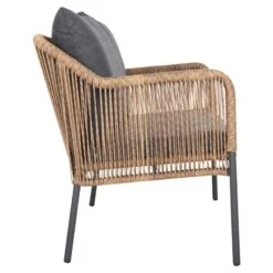 ΚΑΝΑΠΕΣ ΕΞ.ΧΩΡΟΥ BAFFIN HM6054.03 ΑΛΟΥΜ. ΑΝΘΡΑΚΙ-ΣΥΝΘ.RATTAN ΜΠΕΖ-ΑΝΘΡΑΚΙ ΜΑΞΙΛΑΡΙΑ -Vougioukas kanapes eks choroi baffin hm6054 03 aloim anthraki sinth rattan mpez anthraki maksilaria 3