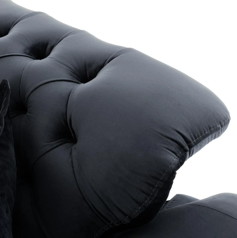 ΚΑΝΑΠΕΣ ΚΡΕΒΑΤΙ BENNINGTON ΤΡΙΘΕΣΙΟΣ ΜΑΥΡΟΣ HM3249.01 240x95x80 εκ. 9 ΚΑΝΑΠΕΣ ΚΡΕΒΑΤΙ BENNINGTON ΤΡΙΘΕΣΙΟΣ ΜΑΥΡΟΣ HM3249.01 240x95x80 εκ. - Image 9