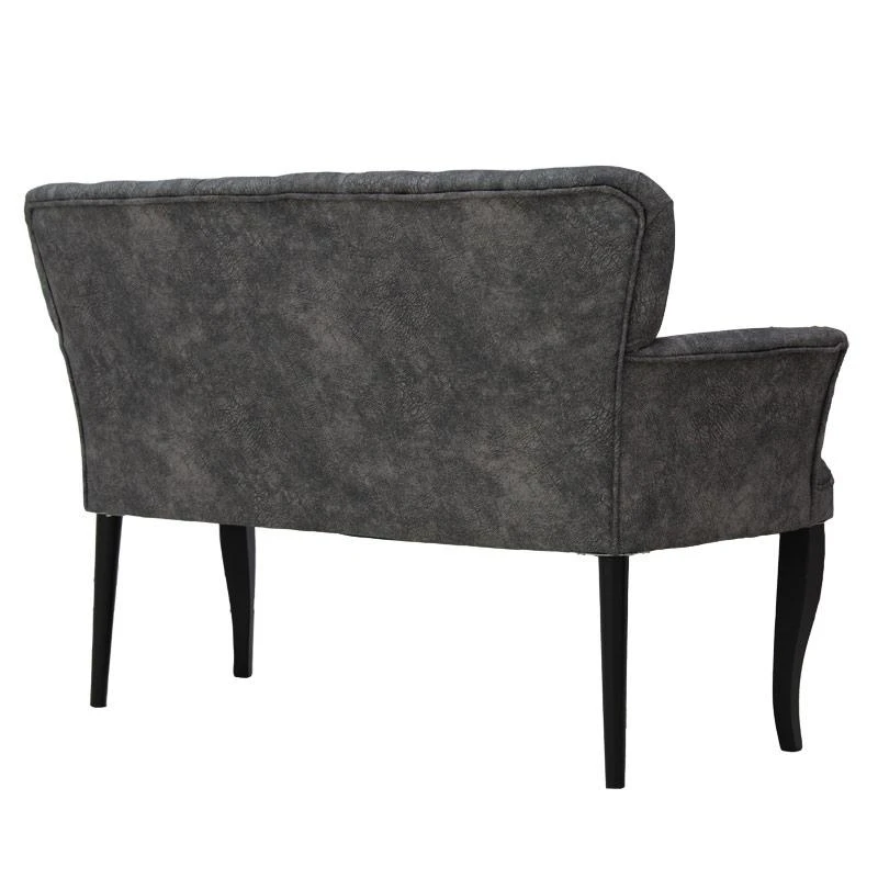 Καναπές Samara Pakoworld 2θέσιος ύφασμα γκρι Antique 130x64x78εκ 3 Καναπές Samara Pakoworld 2θέσιος ύφασμα γκρι Antique 130x64x78εκ - Image 3