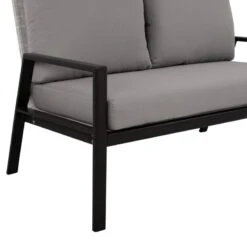 ΚΑΝΑΠΕΣ ΔΙΘΕΣΙΟΣ ΑΛΟΥΜΙΝΙΟΥ TABBY HM5561.02 ΑΝΘΡΑΚΙ ΜΕ ΜΑΞΙΛΑΡΙΑ 128Χ77Χ88Υ εκ. -Vougioukas kanapes thithesios aloiminioi tabby hm5561 02 anthraki me maksilaria 128ch77ch88i ek 1 5