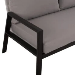 ΚΑΝΑΠΕΣ ΔΙΘΕΣΙΟΣ ΑΛΟΥΜΙΝΙΟΥ TABBY HM5561.02 ΑΝΘΡΑΚΙ ΜΕ ΜΑΞΙΛΑΡΙΑ 128Χ77Χ88Υ εκ. -Vougioukas kanapes thithesios aloiminioi tabby hm5561 02 anthraki me maksilaria 128ch77ch88i ek 1 6