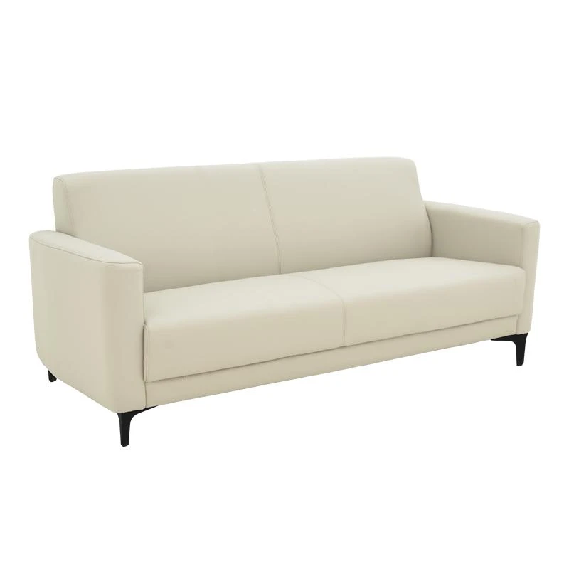 Καναπές τριθέσιος Sidica Pakoworld PU σε μπεζ απόχρωση 185x82x81εκ 2 Καναπές τριθέσιος Sidica Pakoworld PU σε μπεζ απόχρωση 185x82x81εκ - Image 2