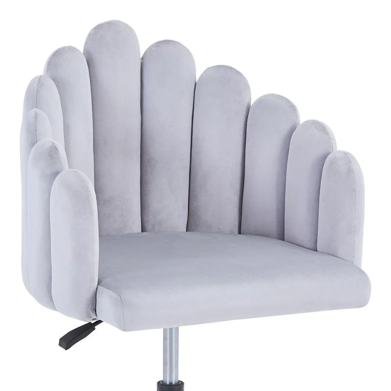 Καρέκλα εργασίας περιστρεφόμενη Manole Pakoworld ύφασμα σε γκρι απόχρωση57x50x77-87εκ 5 Καρέκλα εργασίας περιστρεφόμενη Manole Pakoworld ύφασμα σε γκρι απόχρωση57x50x77-87εκ - Image 5