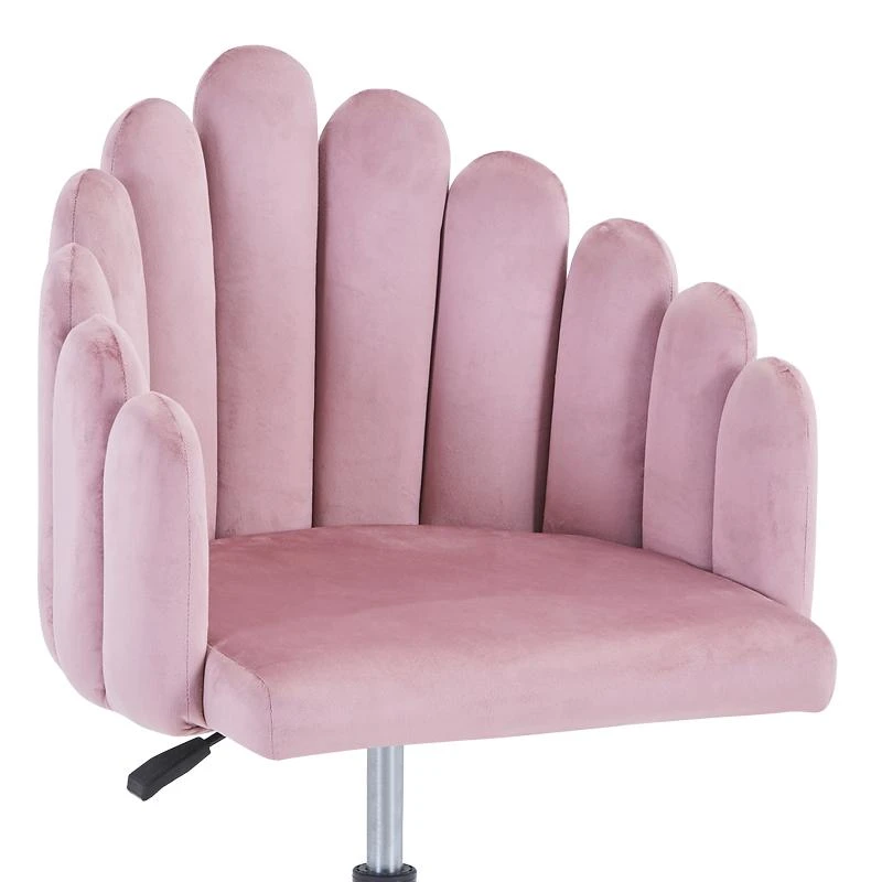 Καρέκλα εργασίας περιστρεφόμενη Manole Pakoworld βελούδο σε σάπιο μήλο απόχρωση57x50x77-87εκ 5 Καρέκλα εργασίας περιστρεφόμενη Manole Pakoworld βελούδο σε σάπιο μήλο απόχρωση57x50x77-87εκ - Image 5