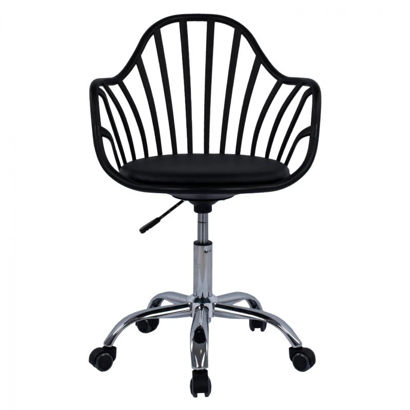 ΚΑΡΕΚΛΑ ΓΡΑΦΕΙΟΥ BECKY HM8457.02 ΣΕ ΜΑΥΡΟ ΧΡΩΜΑ 3 ΚΑΡΕΚΛΑ ΓΡΑΦΕΙΟΥ BECKY HM8457.02 ΣΕ ΜΑΥΡΟ ΧΡΩΜΑ - Image 3