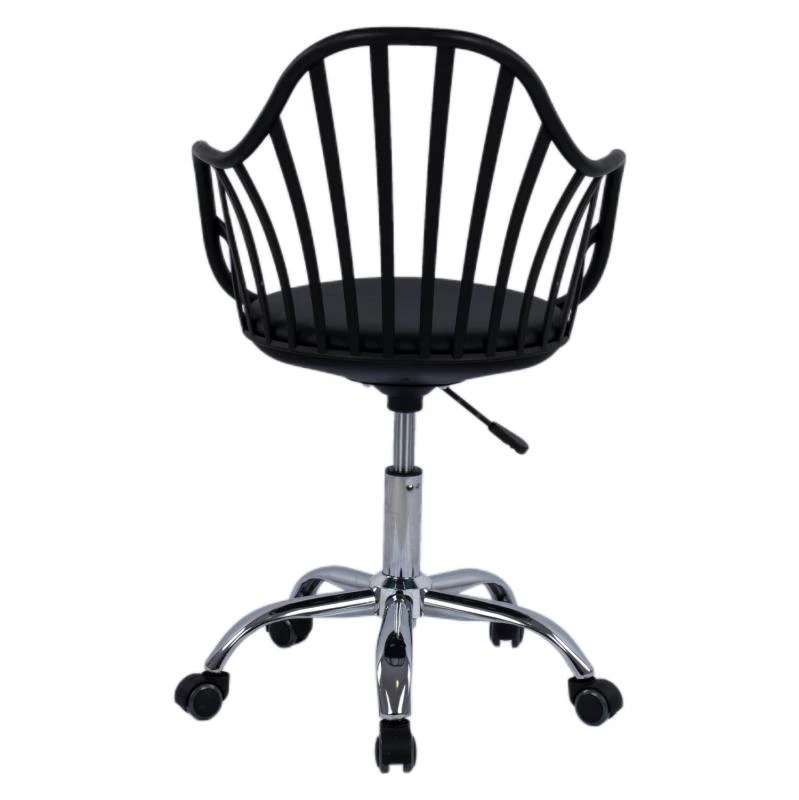 ΚΑΡΕΚΛΑ ΓΡΑΦΕΙΟΥ BECKY HM8457.02 ΣΕ ΜΑΥΡΟ ΧΡΩΜΑ 6 ΚΑΡΕΚΛΑ ΓΡΑΦΕΙΟΥ BECKY HM8457.02 ΣΕ ΜΑΥΡΟ ΧΡΩΜΑ - Image 6