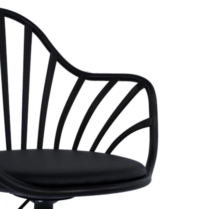 ΚΑΡΕΚΛΑ ΓΡΑΦΕΙΟΥ BECKY HM8457.02 ΣΕ ΜΑΥΡΟ ΧΡΩΜΑ 7 ΚΑΡΕΚΛΑ ΓΡΑΦΕΙΟΥ BECKY HM8457.02 ΣΕ ΜΑΥΡΟ ΧΡΩΜΑ - Image 7