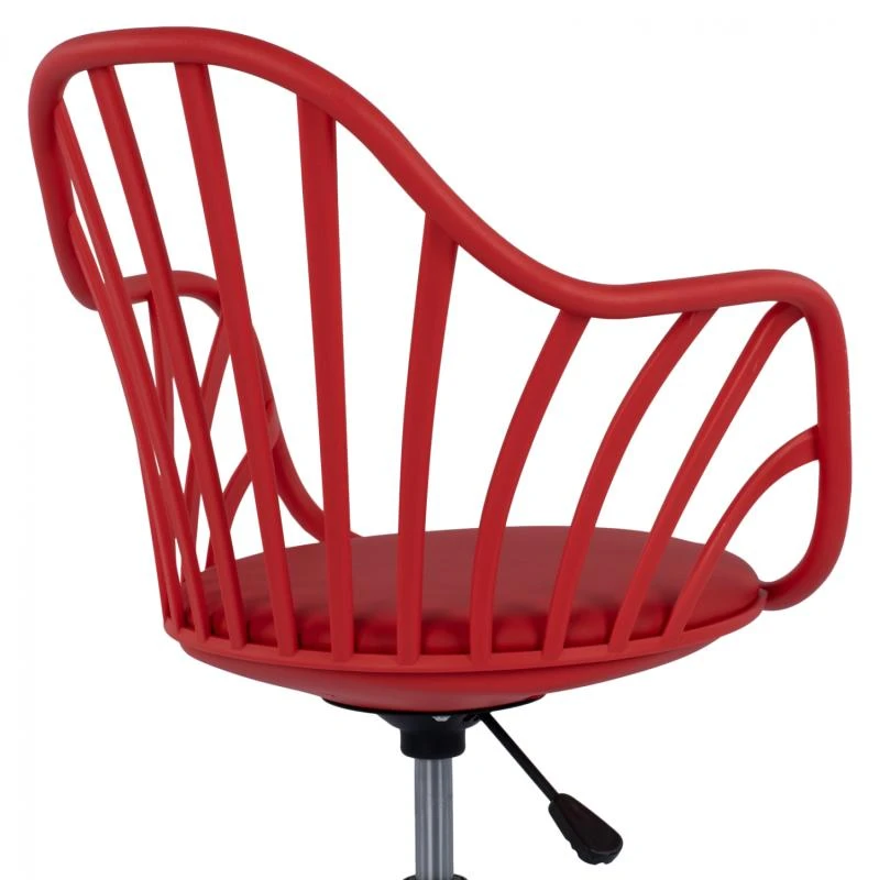 ΚΑΡΕΚΛΑ ΓΡΑΦΕΙΟΥ BECKY HM8457.04 ΣΕ ΚΟΚΚΙΝΟ ΧΡΩΜΑ 57Χ57Χ96 ΕΚ 7 ΚΑΡΕΚΛΑ ΓΡΑΦΕΙΟΥ BECKY HM8457.04 ΣΕ ΚΟΚΚΙΝΟ ΧΡΩΜΑ 57Χ57Χ96 ΕΚ - Image 7