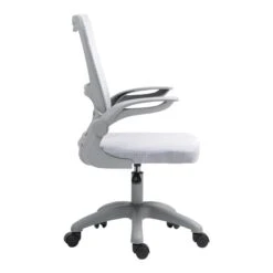 Καρέκλα γραφείου εργασίας Annalise Pakoworld Mesh γκρι 57x53x100εκ -Vougioukas karekla grapheioi ergasias annalise pakoworld mesh gkri 57 53 100ek 4