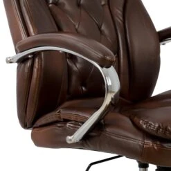 ΚΑΡΕΚΛΑ ΓΡΑΦΕΙΟΥ LANISHA HM1099.09 ΚΑΦΕ 65x73x125cm -Vougioukas karekla grapheioi lanisha hm1099 09 kaphe 65 73 125cm 6