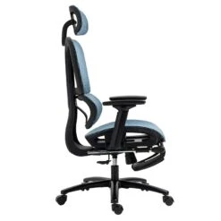 Καρέκλα γραφείου διευθυντή με υποπόδιο Verdant Pakoworld Premium Quality Mesh χρώμα μπλε -Vougioukas karekla grapheioi thieithinti me ipopothio verdant pakoworld premium quality mesh chroma mple 3