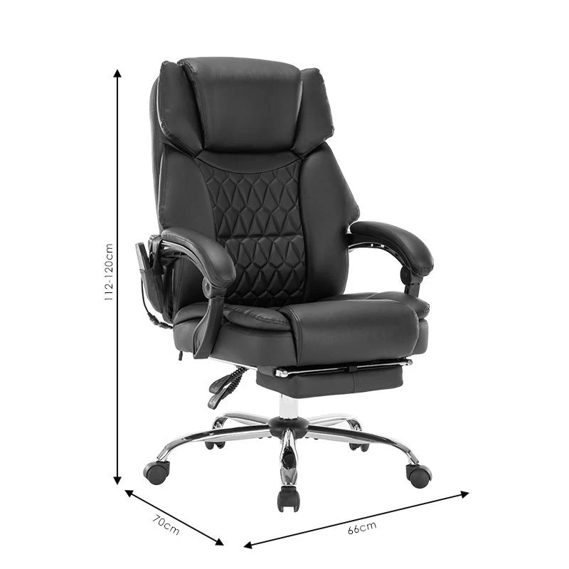 Καρέκλα γραφείου διευθυντή Thrive Pakoworld Premium Quality μηχανισμός Massage-θερμαινόμενη πλάτη Pu μαύρο 10 Καρέκλα γραφείου διευθυντή Thrive Pakoworld Premium Quality μηχανισμός Massage-θερμαινόμενη πλάτη Pu μαύρο - Image 10