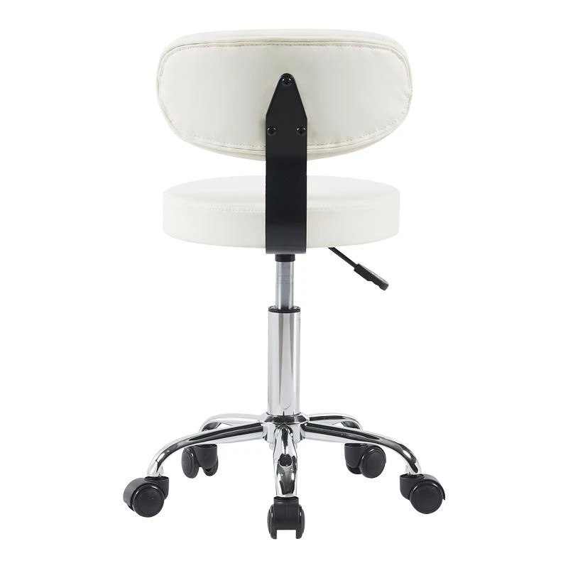 Καρέκλα γραφείου τροχήλατη Mafeshipakoworld Pu σε λευκή απόχρωση 45x44x70-82εκ 5 Καρέκλα γραφείου τροχήλατη Mafeshipakoworld Pu σε λευκή απόχρωση 45x44x70-82εκ - Image 5