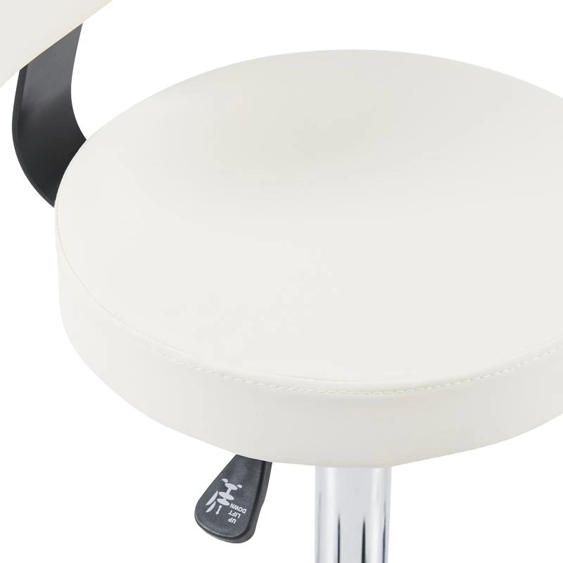 Καρέκλα γραφείου τροχήλατη Mafeshipakoworld Pu σε λευκή απόχρωση 45x44x70-82εκ 6 Καρέκλα γραφείου τροχήλατη Mafeshipakoworld Pu σε λευκή απόχρωση 45x44x70-82εκ - Image 6