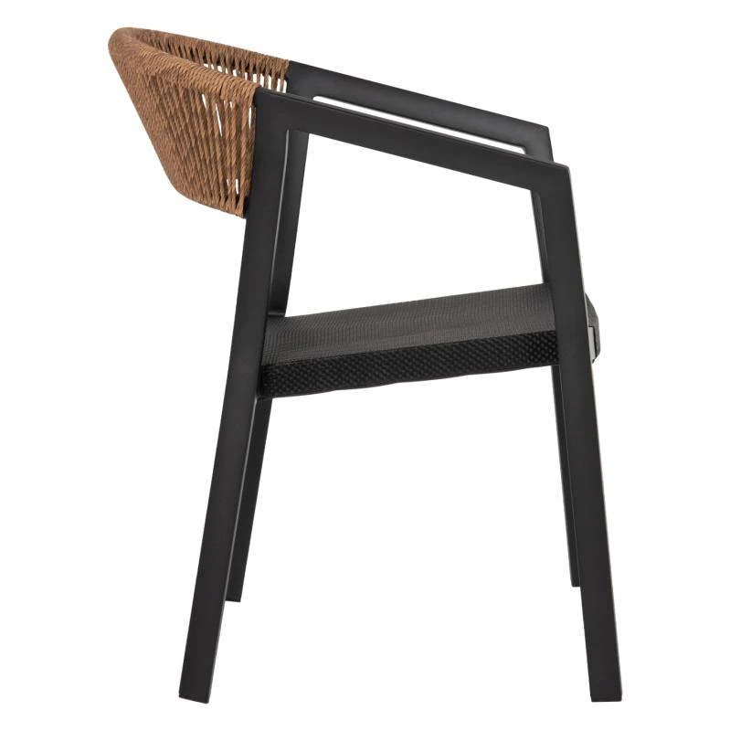 ΠΟΛΥΘΡΟΝΑ ΑΛΟΥΜΙΝΙΟΥ MIRI HM5891.05 ΜΑΥΡΟΣ ΣΚΕΛΕΤΟΣ&TEXTLINE-ΜΠΕΖ RATTAN 57,5x59x81,5Yεκ. 4 ΠΟΛΥΘΡΟΝΑ ΑΛΟΥΜΙΝΙΟΥ MIRI HM5891.05 ΜΑΥΡΟΣ ΣΚΕΛΕΤΟΣ&TEXTLINE-ΜΠΕΖ RATTAN 57,5x59x81,5Yεκ. - Image 4