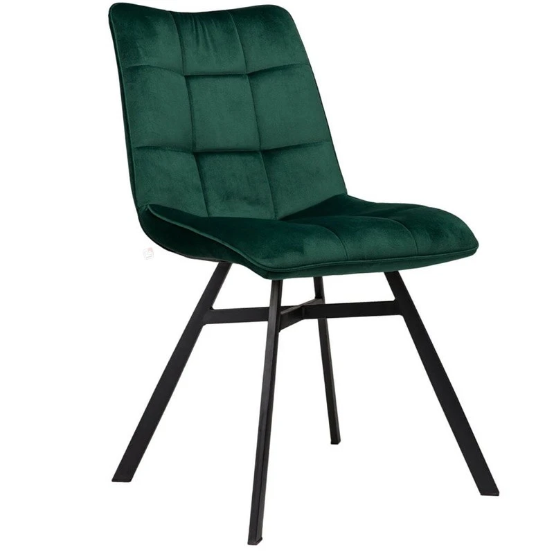 Simona Καρέκλα Μεταλλική Βελουτέ 46x61x88εκ 4 Simona Καρέκλα Μεταλλική Βελουτέ 46x61x88εκ - Image 4