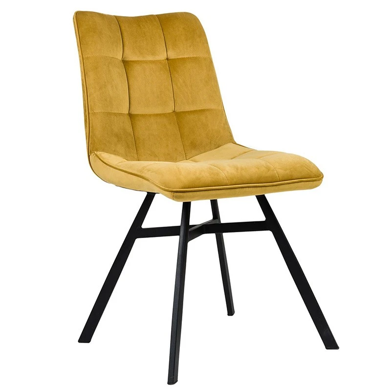 Simona Καρέκλα Μεταλλική Βελουτέ 46x61x88εκ 6 Simona Καρέκλα Μεταλλική Βελουτέ 46x61x88εκ - Image 6