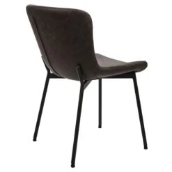 Melina Καρέκλα Μεταλλική Ύφασμα Suede 48x59x80εκ -Vougioukas karekles kouzinas trapezarias 107