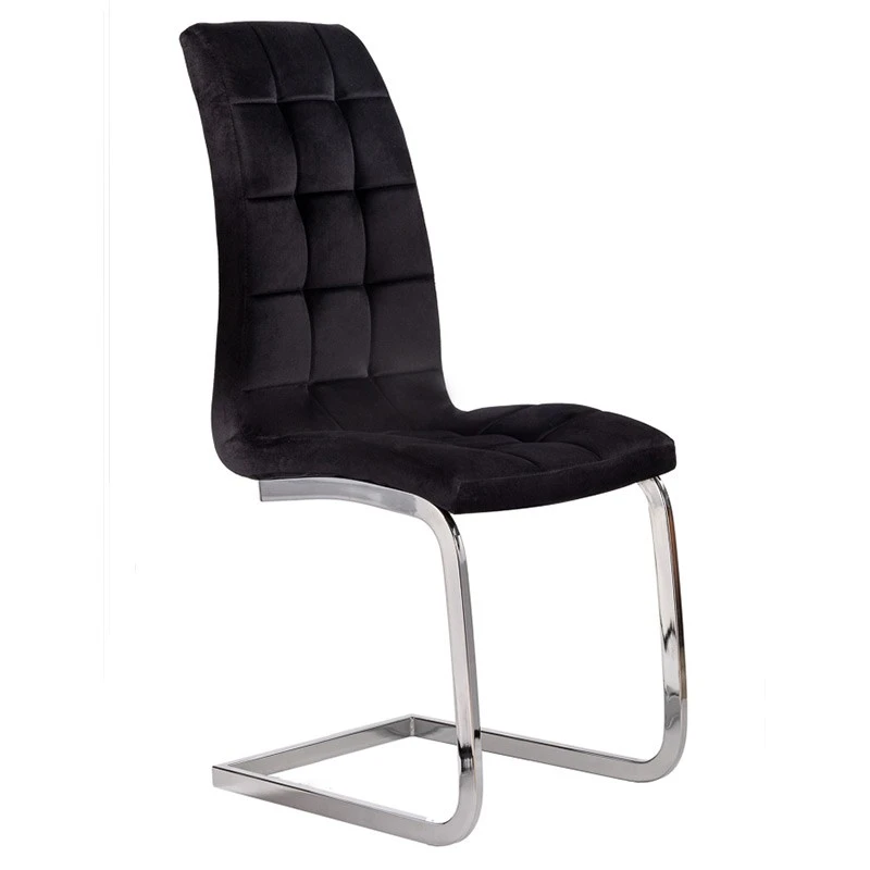 Semina Καρέκλα Μεταλλική Βελουτέ 42x43x101εκ 2 Semina Καρέκλα Μεταλλική Βελουτέ 42x43x101εκ - Image 2