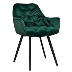 Samantha Πολυθρόνα Μεταλλική Βελουτέ 59x62x86εκ