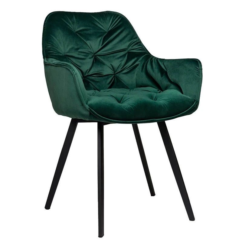 Samantha Πολυθρόνα Μεταλλική Βελουτέ 59x62x86εκ 1 Samantha Πολυθρόνα Μεταλλική Βελουτέ 59x62x86εκ