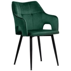 Valeria Πολυθρόνα Μεταλλική Βελουτέ 55x60x86.5εκ