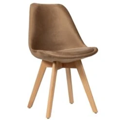 Demy Καρέκλα Ξύλινη Βελουτέ 49x54x83εκ -Vougioukas karekles kouzinas trapezarias 6