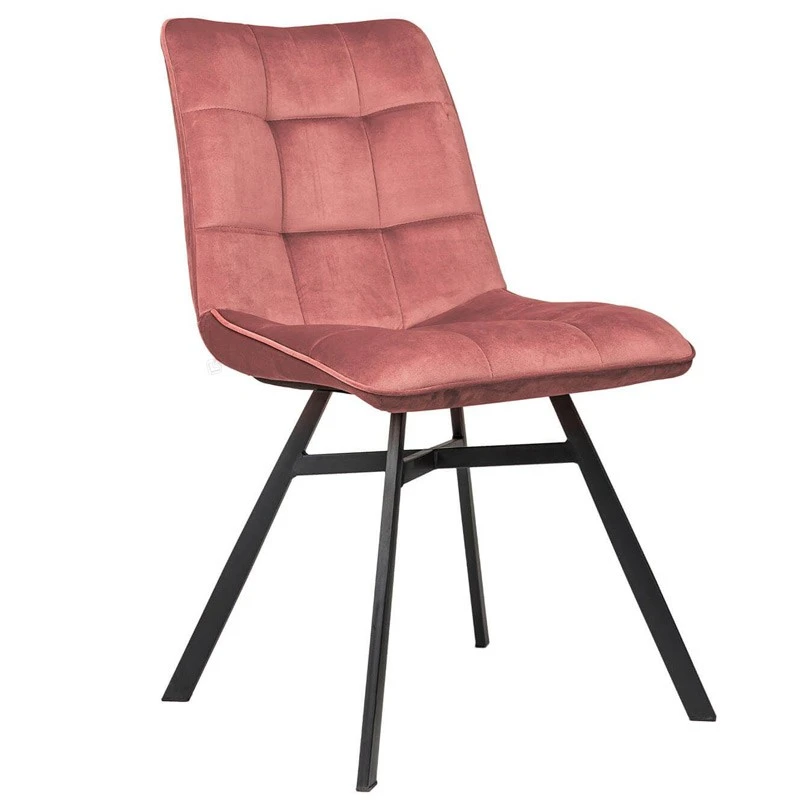 Simona Καρέκλα Μεταλλική Βελουτέ 46x61x88εκ 2 Simona Καρέκλα Μεταλλική Βελουτέ 46x61x88εκ - Image 2
