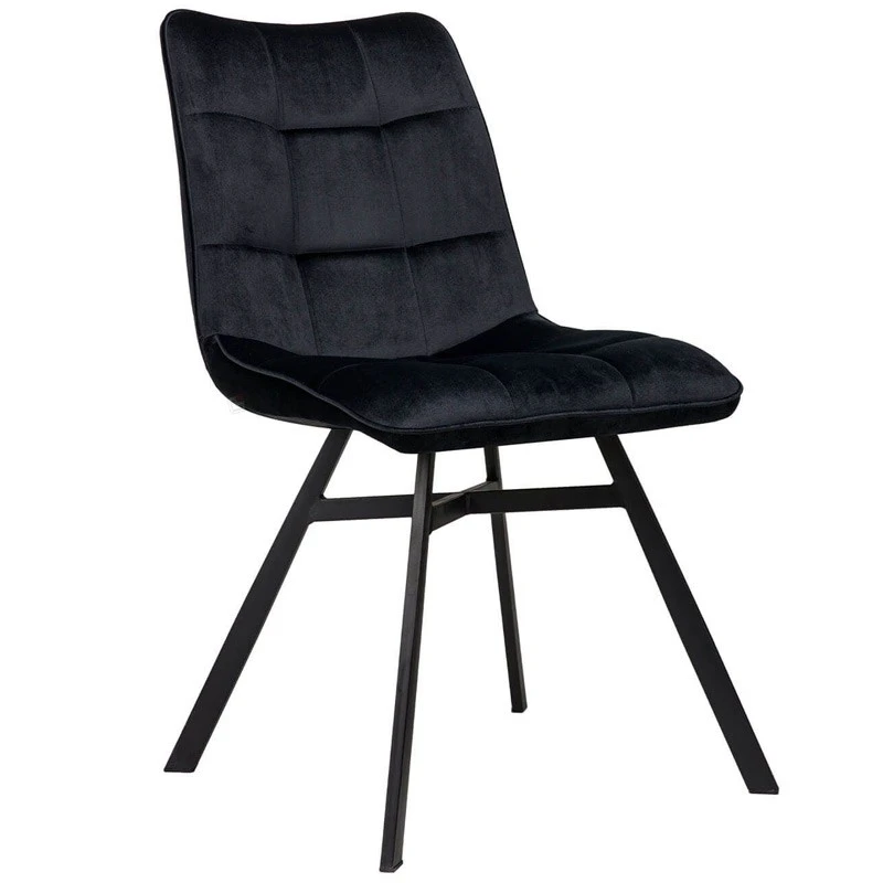 Simona Καρέκλα Μεταλλική Βελουτέ 46x61x88εκ 3 Simona Καρέκλα Μεταλλική Βελουτέ 46x61x88εκ - Image 3